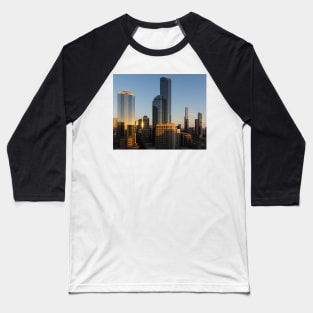 Sunset Symphony over Melbourne City Baseball T-Shirt